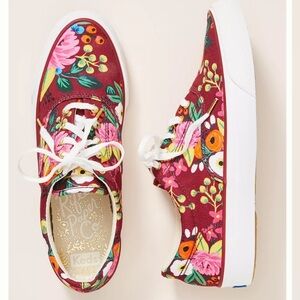 Keds X Rifle Paper Co. anchor vintage blossom sneakers women’s 7.5